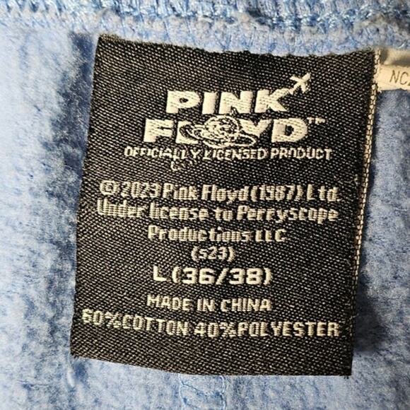 Pink Floyd Sweatpants joggers Unisex Blue Size L 36/38 Wish You Were Here - Picture 6 of 9